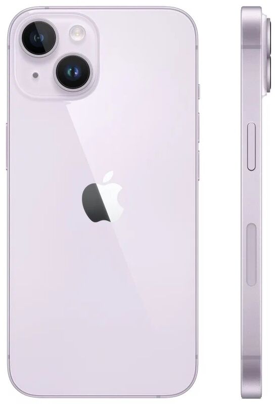 Смартфон Apple iPhone 14 128GB Фиолетовый Purple A2884